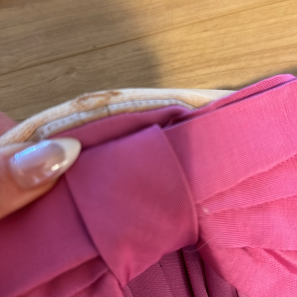 NWT Oscar de la Renta bow-embellished long strapless dress - Picture 5 of 12